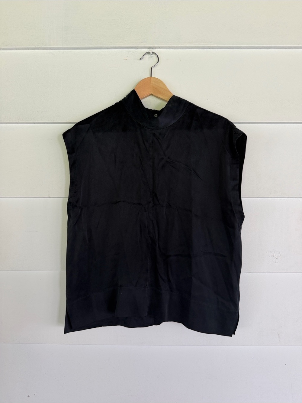 Everlane The Clean Silk Neck Tie Blouse - Picture 3 of 6